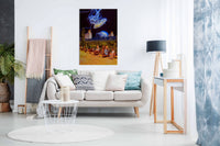 Jelly Fish in the Sky, Pictures for Home Walls, Bedroom, Living Room & Bathroom Decor