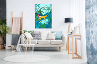 Jungle Leopard, Pictures for Home Walls, Bedroom, Living Room & Bathroom Decor