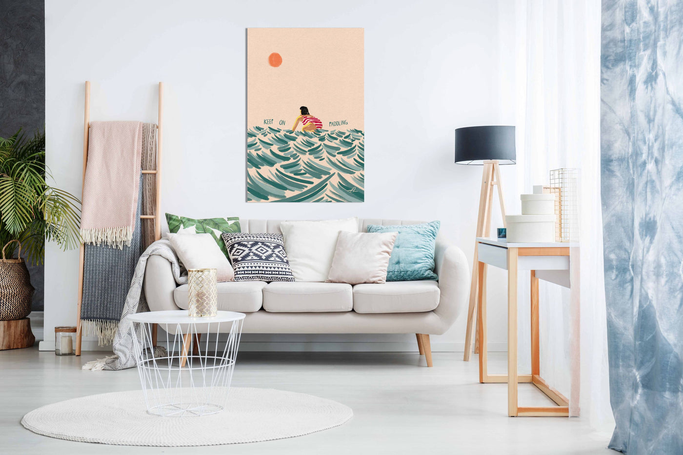 Keep On Paddling, Pictures for Home Walls, Bedroom, Living Room & Bathroom Decor