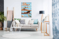 Ladies by the pool, Pictures for Home Walls, Bedroom, Living Room & Bathroom Decor