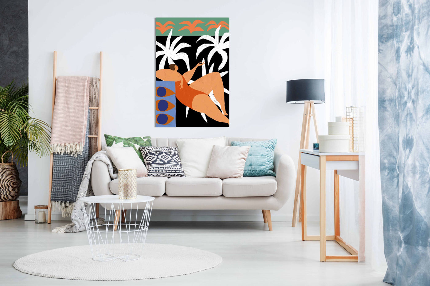 Lazing, Pictures for Home Walls, Bedroom, Living Room & Bathroom Decor