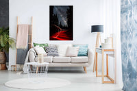 Light Painting under the Milky Way, Pictures for Home Walls, Bedroom, Living Room & Bathroom Decor