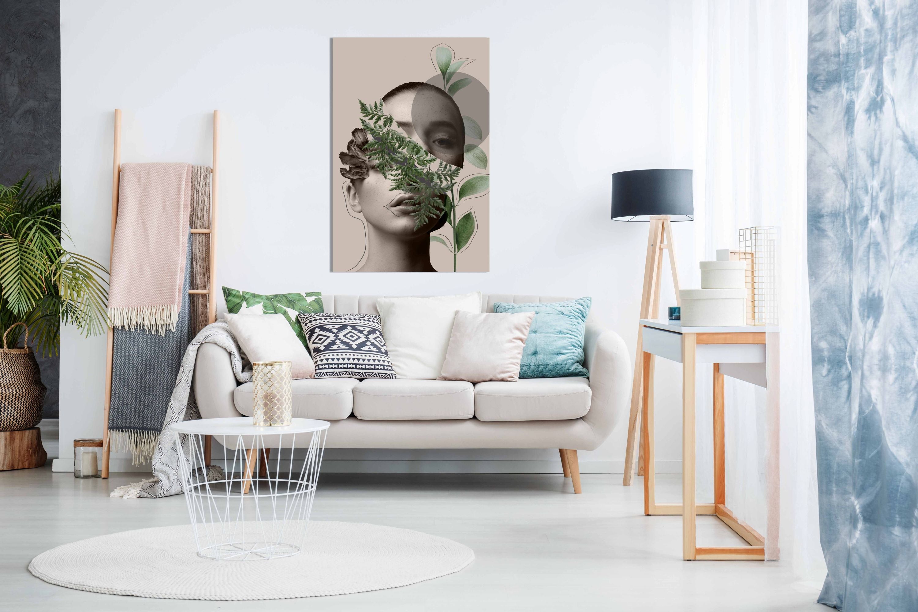 Lili Collection Creative Art Series, Pictures for Home Walls, Bedroom, Living Room & Bathroom Decor