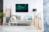 Lofoten Aurora Reflection, Pictures for Home Walls, Bedroom, Living Room & Bathroom Decor