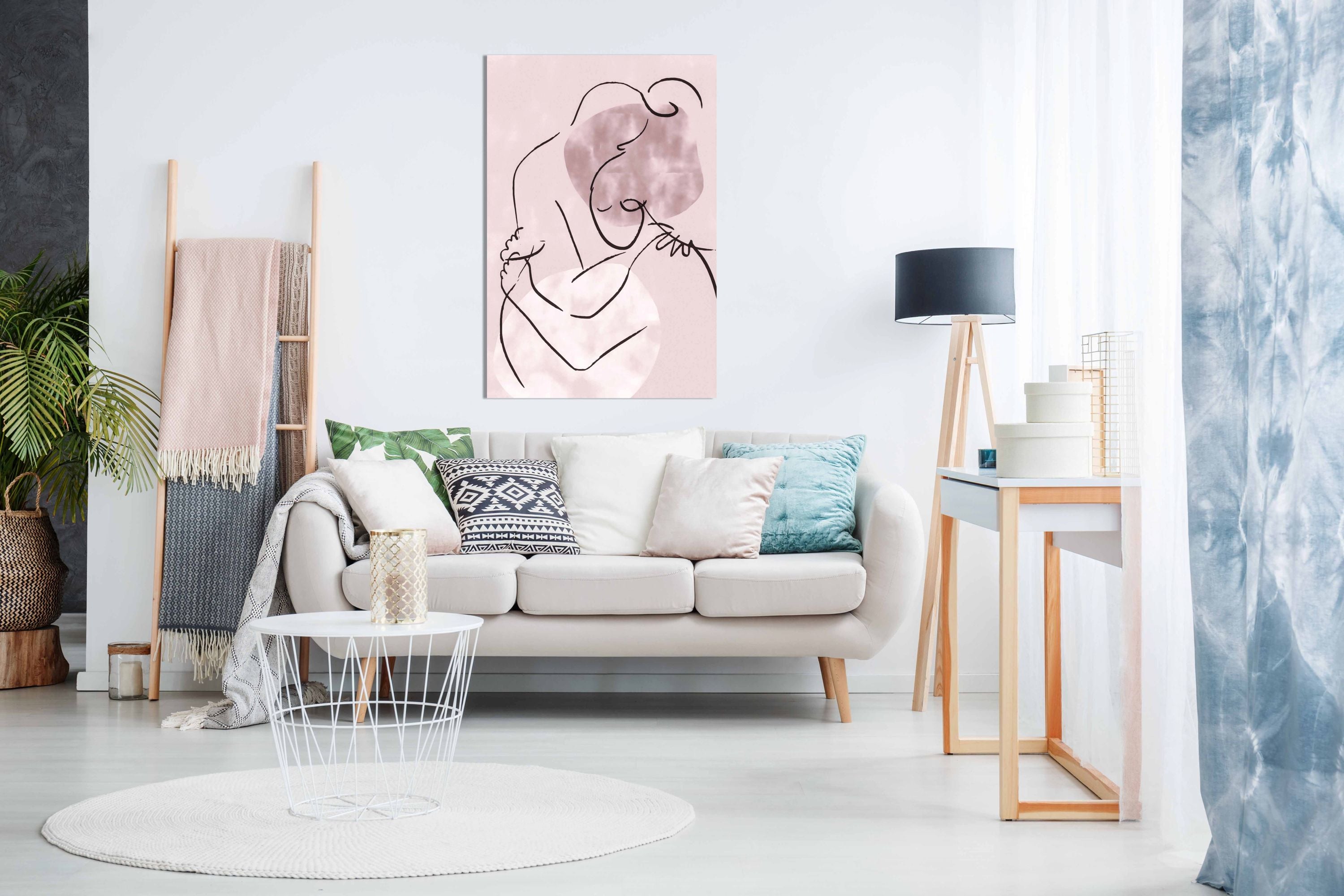 Lovers Hug, Pictures for Home Walls, Bedroom, Living Room & Bathroom Decor