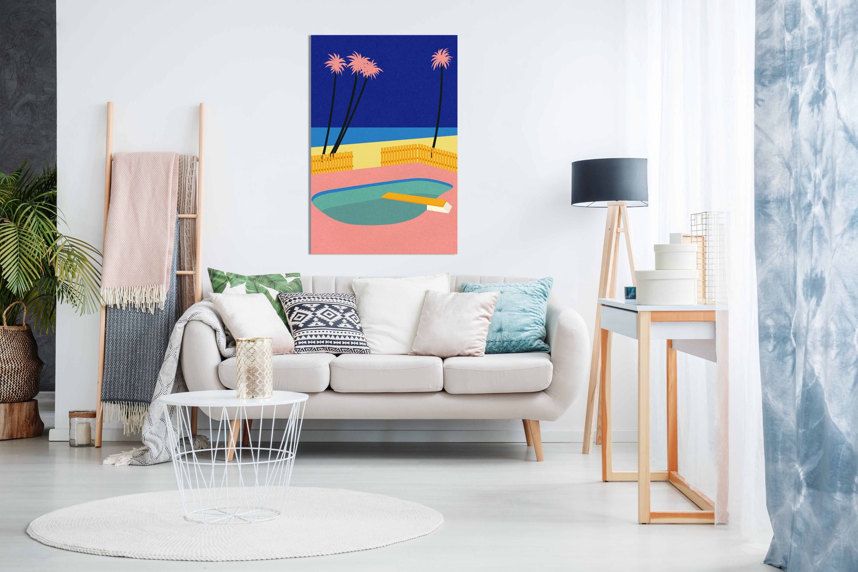Malibu Beach, Pictures for Home Walls, Bedroom, Living Room & Bathroom Decor