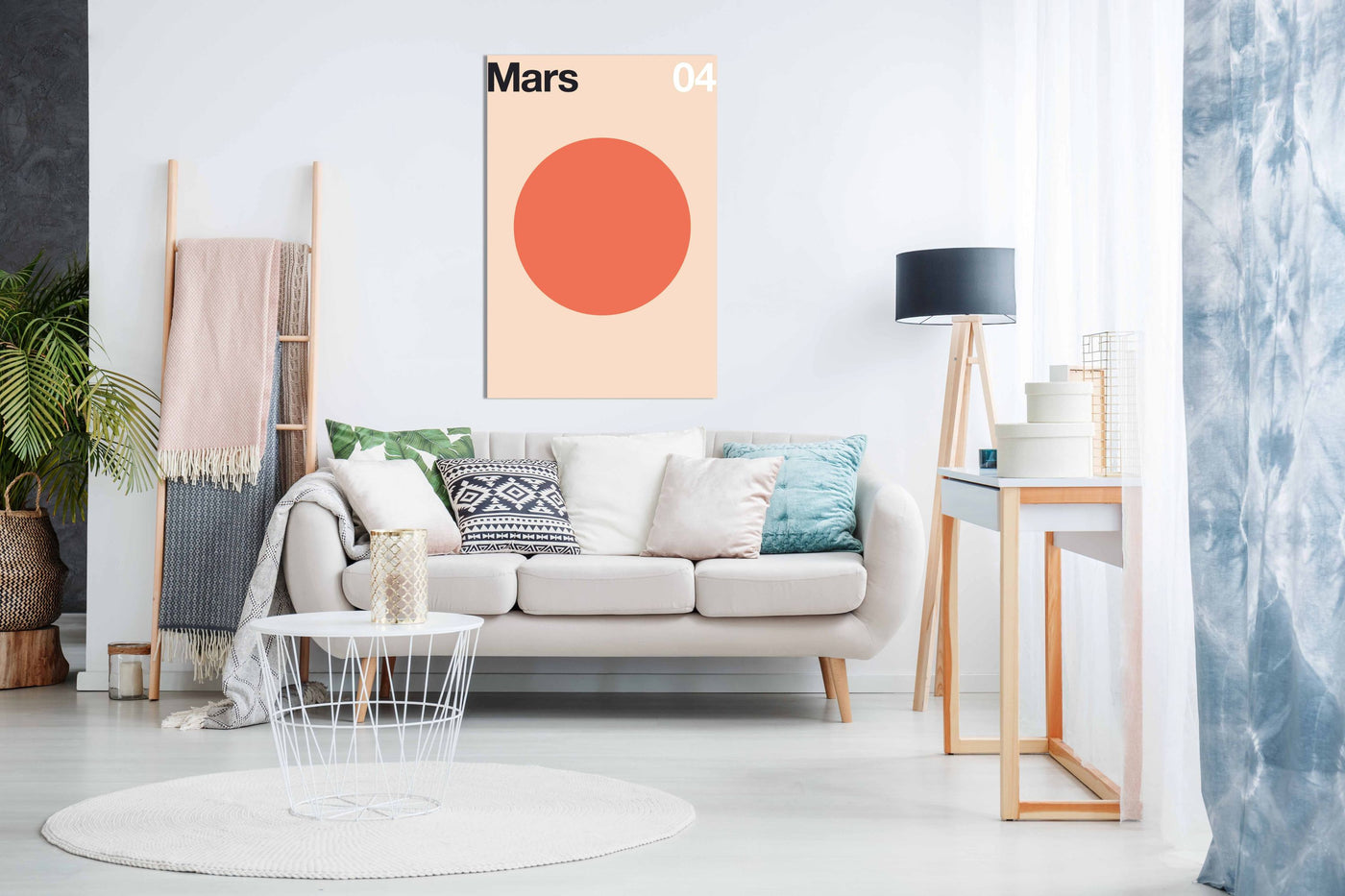 Mars, Pictures for Home Walls, Bedroom, Living Room & Bathroom Decor