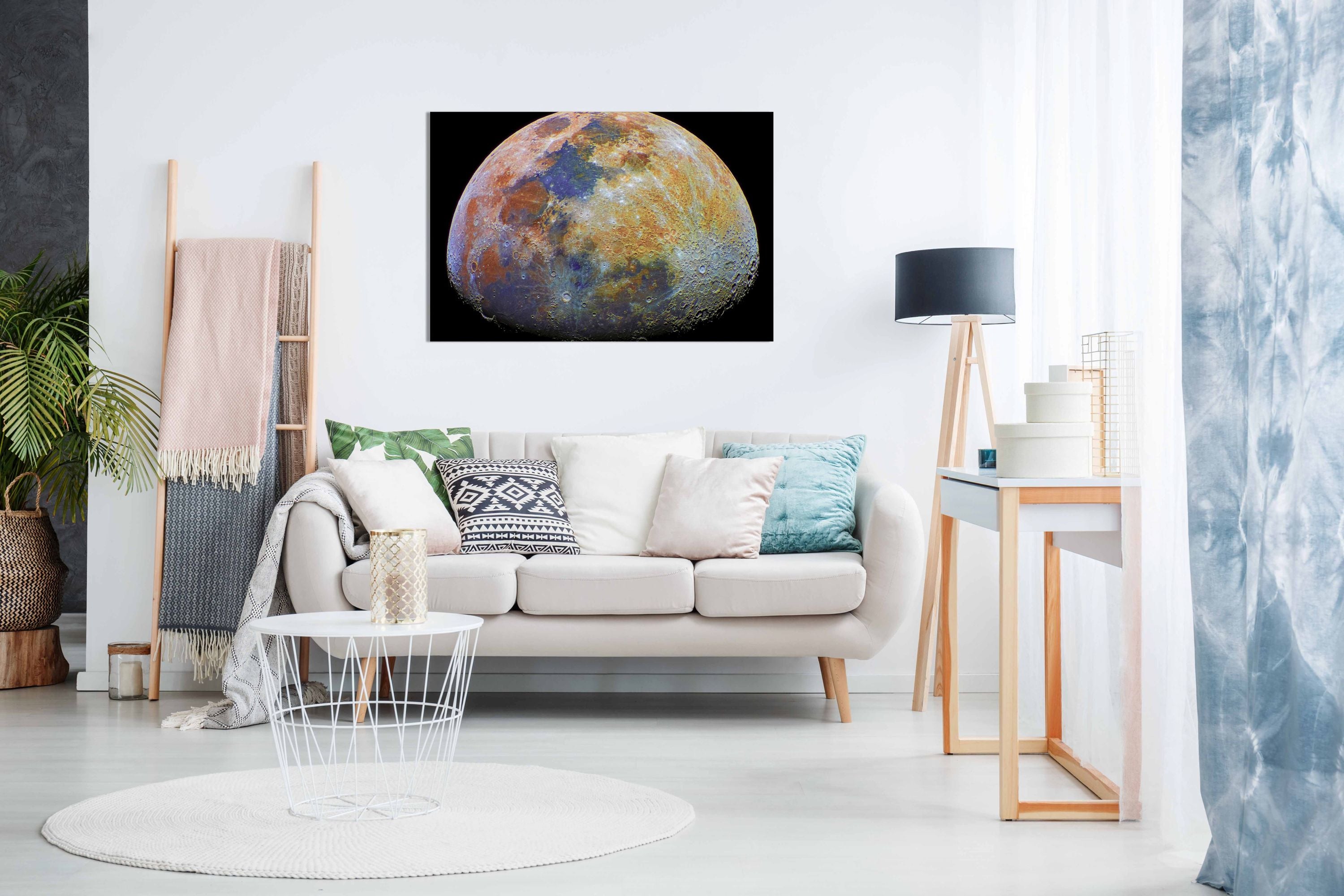 Mineral Moon, Pictures for Home Walls, Bedroom, Living Room & Bathroom Decor