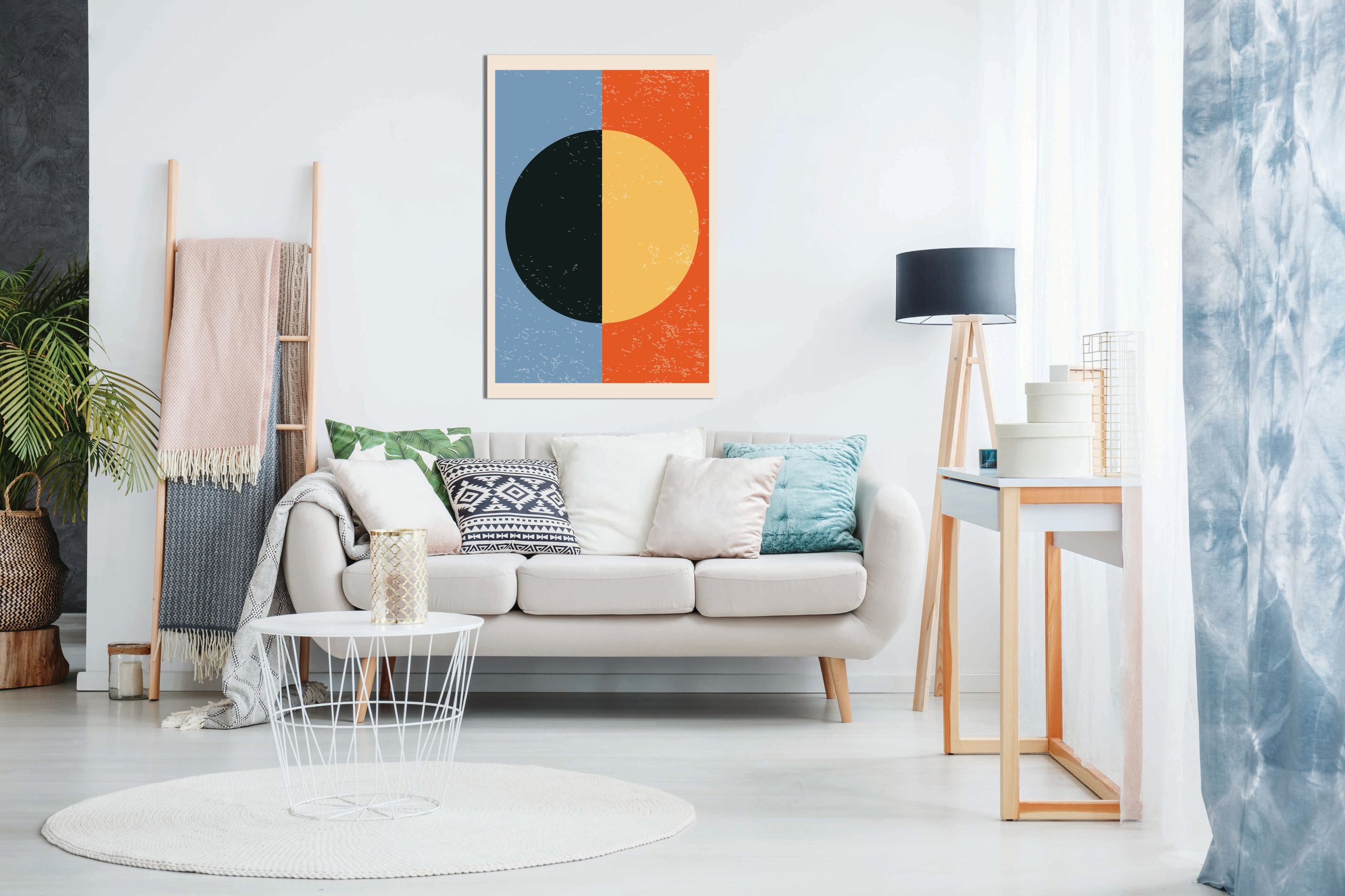 Minimal Abstract Shapes Series #1, Pictures for Home Walls, Bedroom, Living Room & Bathroom Decor