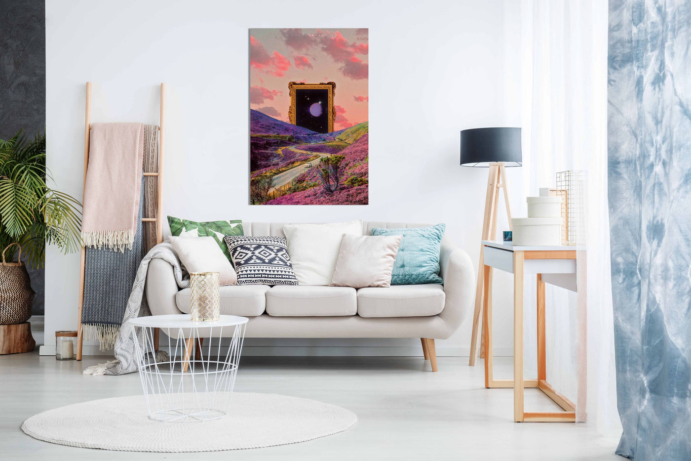 Mirror in the Mountains, Pictures for Home Walls, Bedroom, Living Room & Bathroom Decor