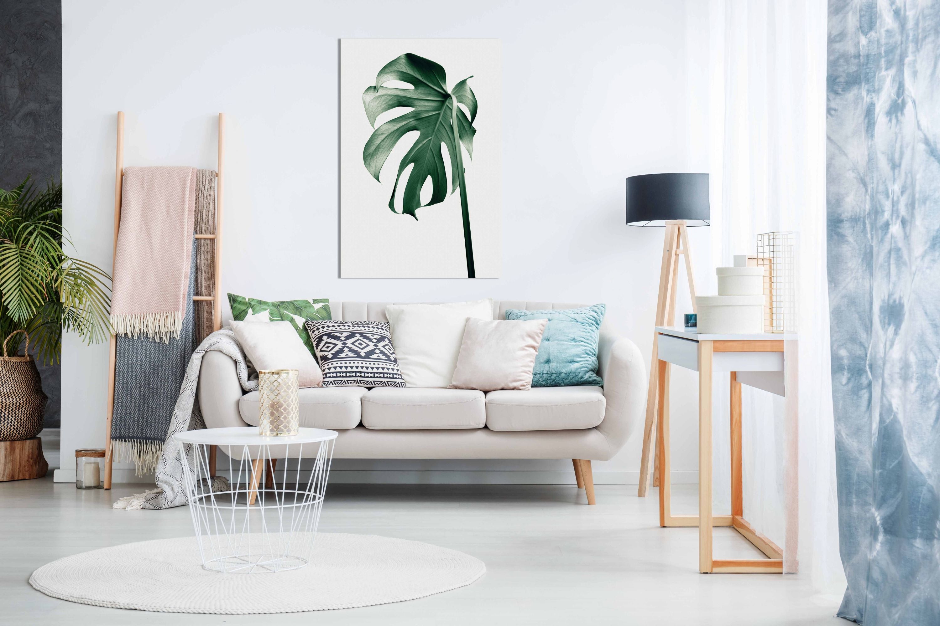 Monstera Natural 44, Pictures for Home Walls, Bedroom, Living Room & Bathroom Decor