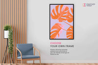 Monstera Purple 04, Pictures for Home Walls, Bedroom, Living Room & Bathroom Decor