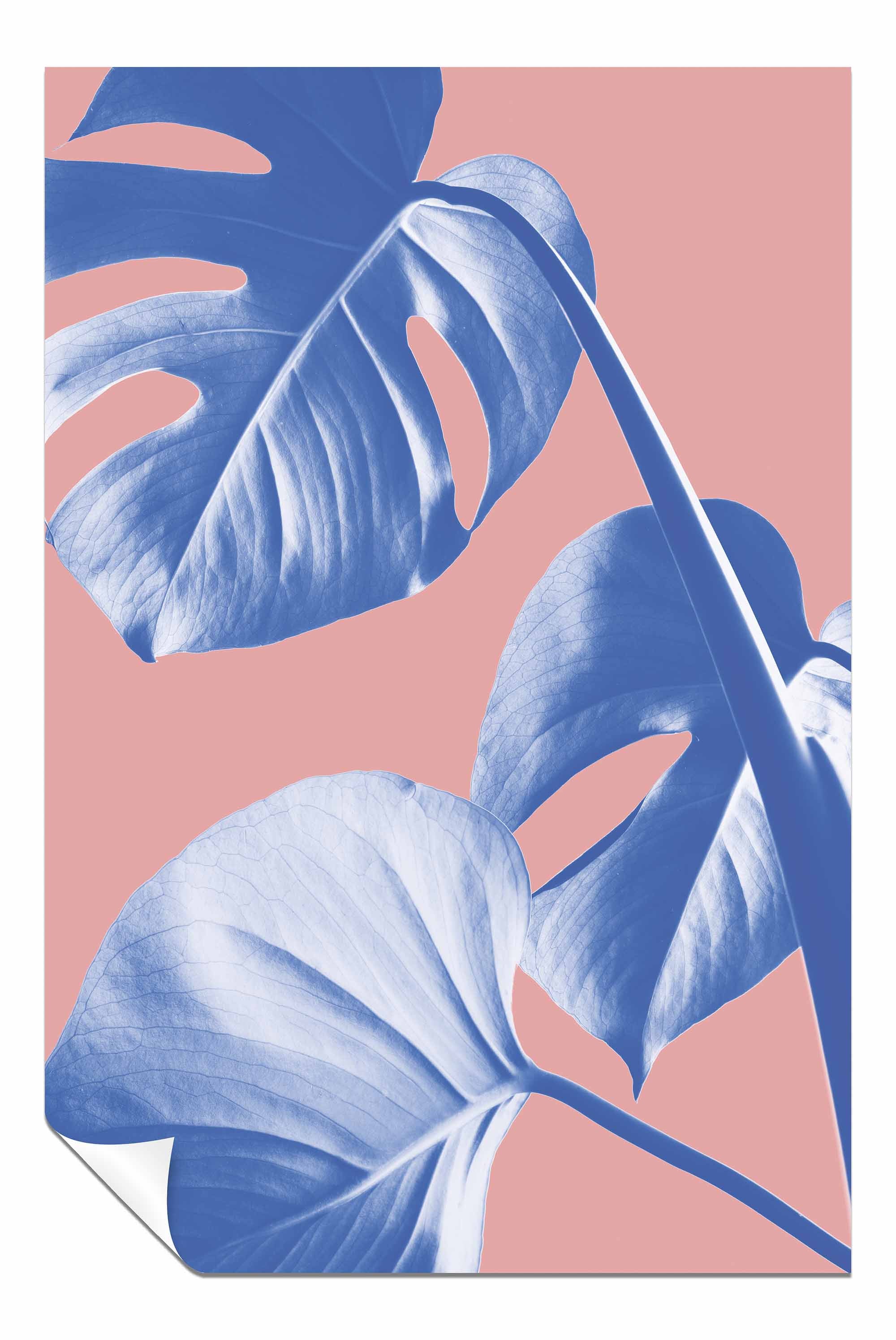 Monstera Purple 05, Pictures for Home Walls, Bedroom, Living Room & Bathroom Decor