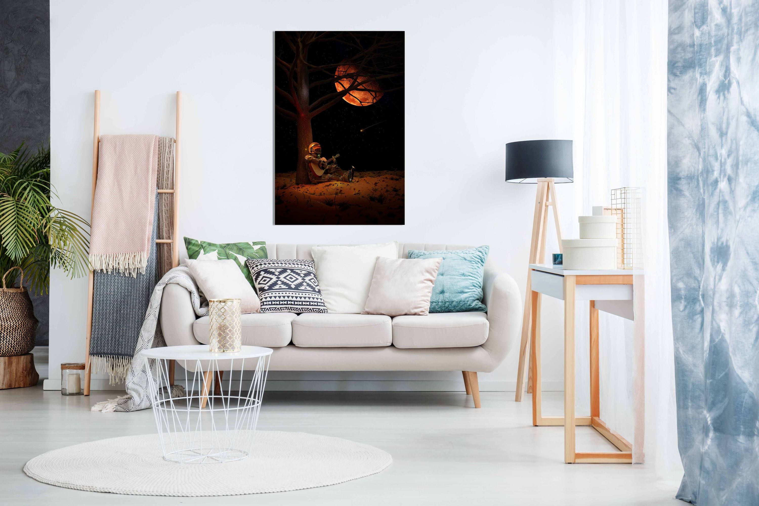 Moonlight Jam, Pictures for Home Walls, Bedroom, Living Room & Bathroom Decor
