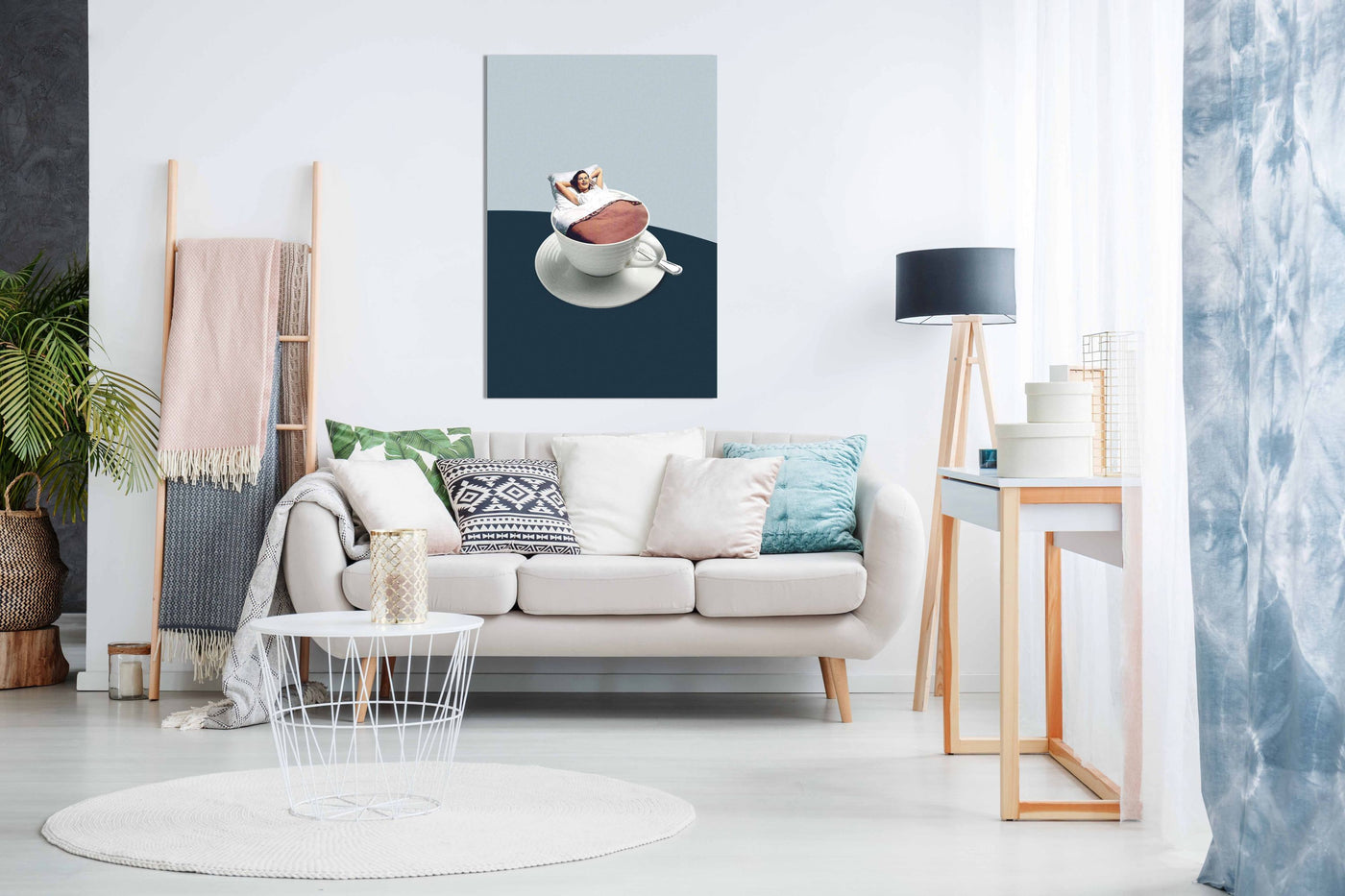 Morning rituals, Pictures for Home Walls, Bedroom, Living Room & Bathroom Decor