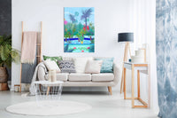 Moroccan Garden 2.0, Pictures for Home Walls, Bedroom, Living Room & Bathroom Decor