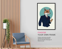 Mr Fox, Pictures for Home Walls, Bedroom, Living Room & Bathroom Decor