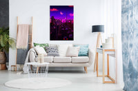 Neon Dusk, Pictures for Home Walls, Bedroom, Living Room & Bathroom Decor