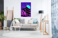 Neon Temple, Pictures for Home Walls, Bedroom, Living Room & Bathroom Decor