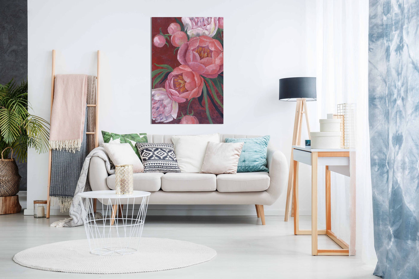 Nevaeh peonies, Pictures for Home Walls, Bedroom, Living Room & Bathroom Decor
