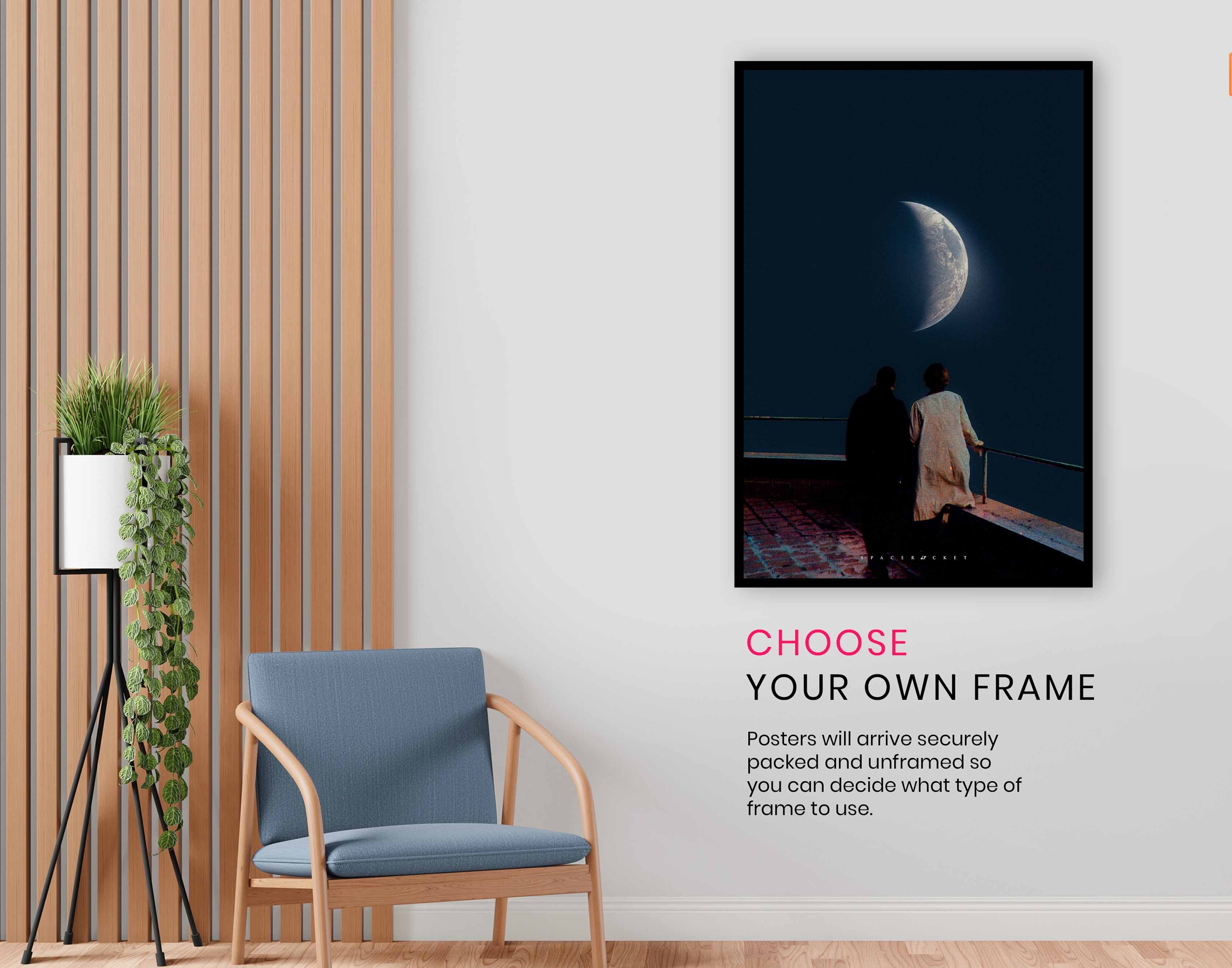 Night Time View, Pictures for Home Walls, Bedroom, Living Room & Bathroom Decor
