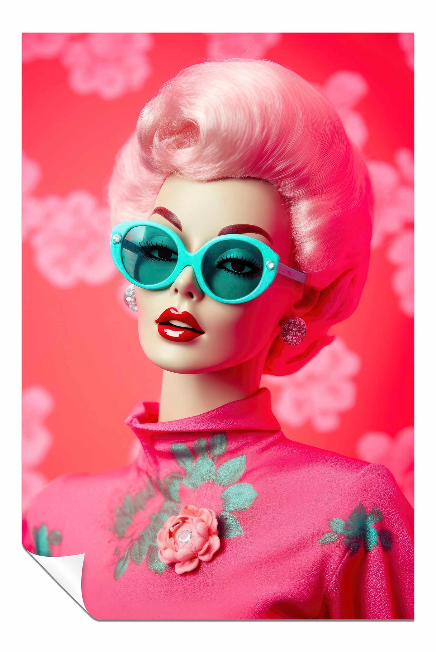 Oh Barbie No 1, Pictures for Home Walls, Bedroom, Living Room & Bathroom Decor