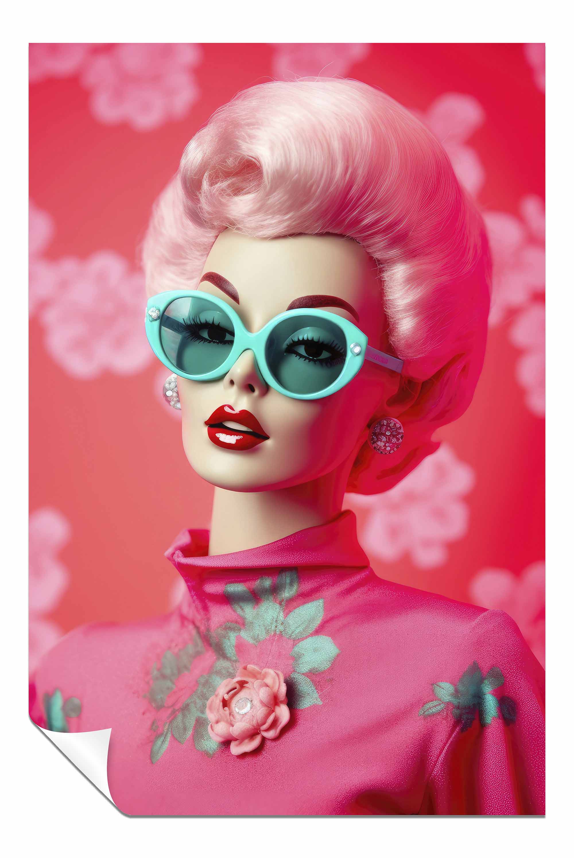 Oh Barbie No 1, Pictures for Home Walls, Bedroom, Living Room & Bathroom Decor