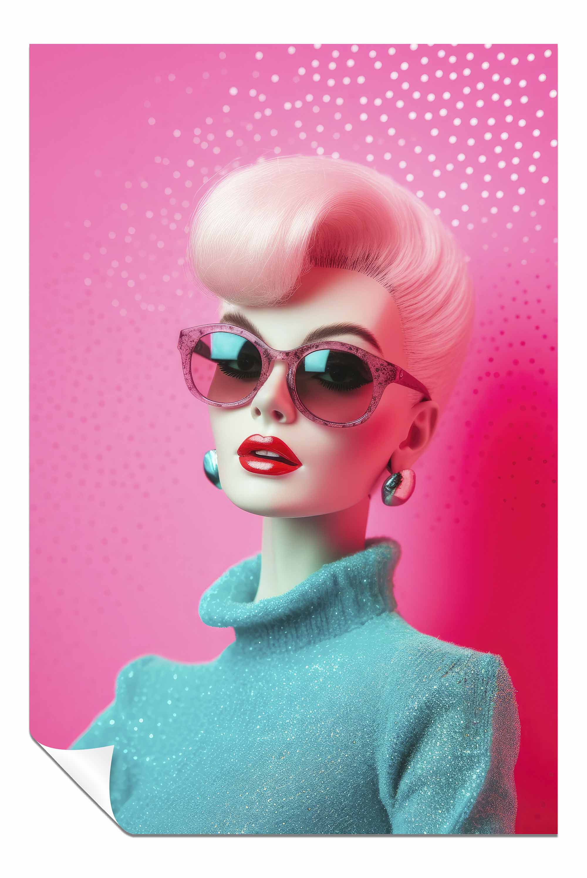 Oh Barbie No 2, Pictures for Home Walls, Bedroom, Living Room & Bathroom Decor