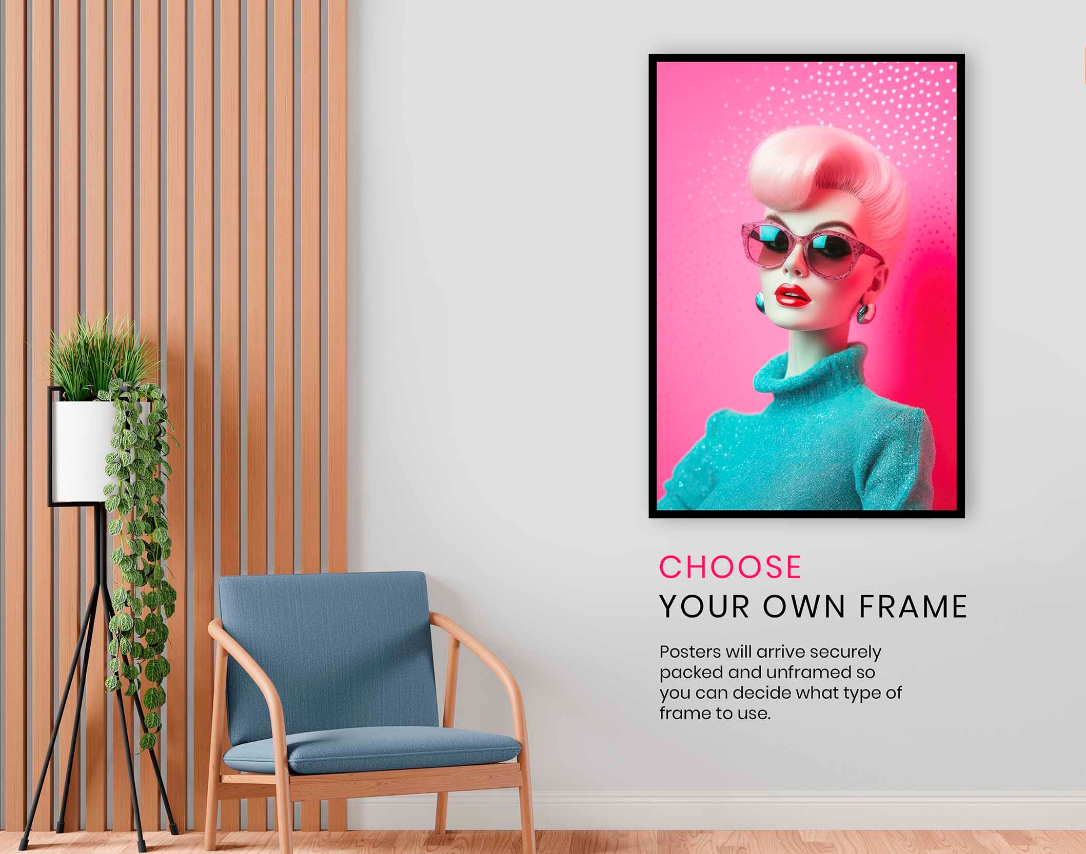 Oh Barbie No 2, Pictures for Home Walls, Bedroom, Living Room & Bathroom Decor