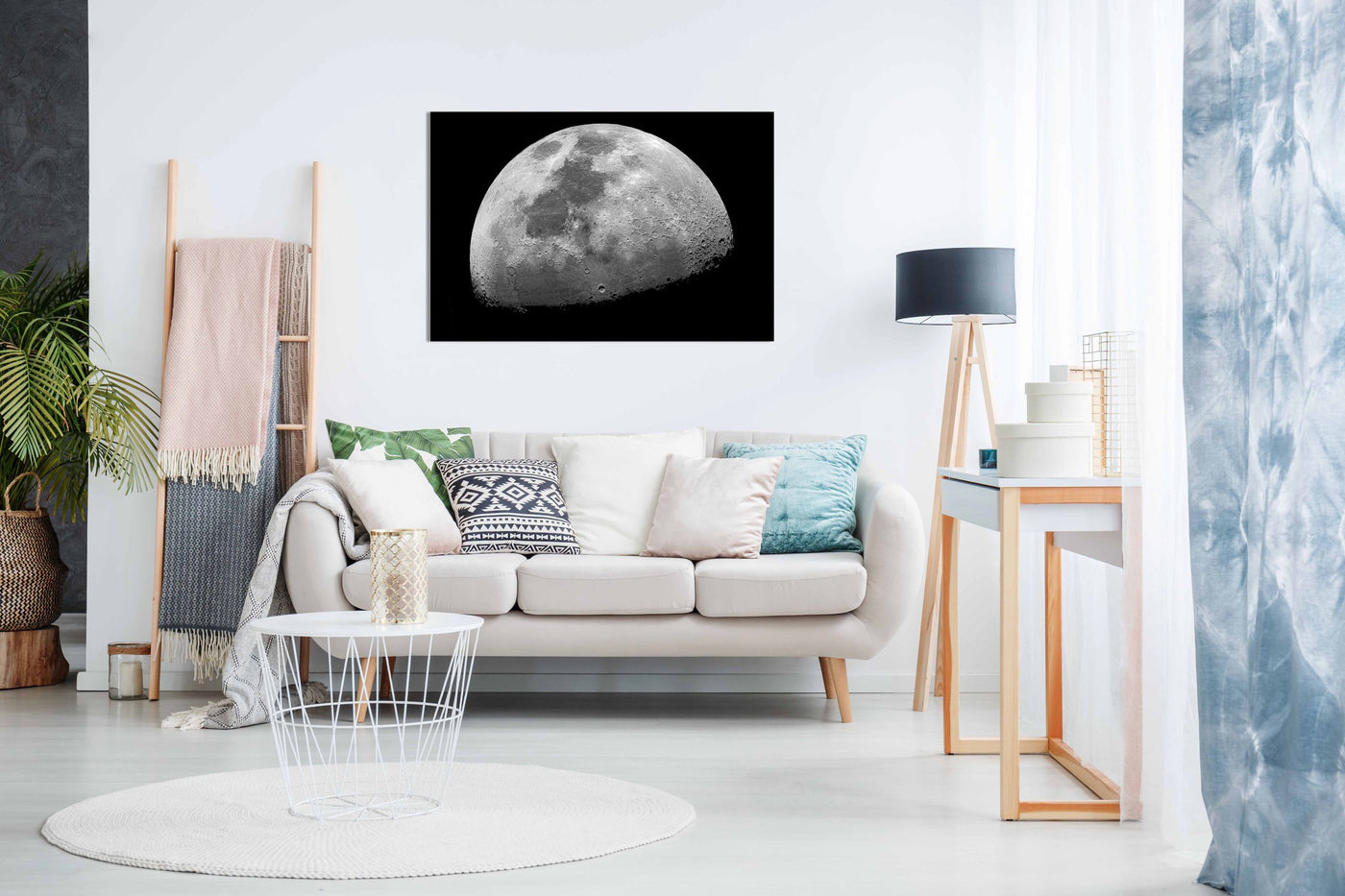 Oh Look At The Moon, Pictures for Home Walls, Bedroom, Living Room & Bathroom Decor