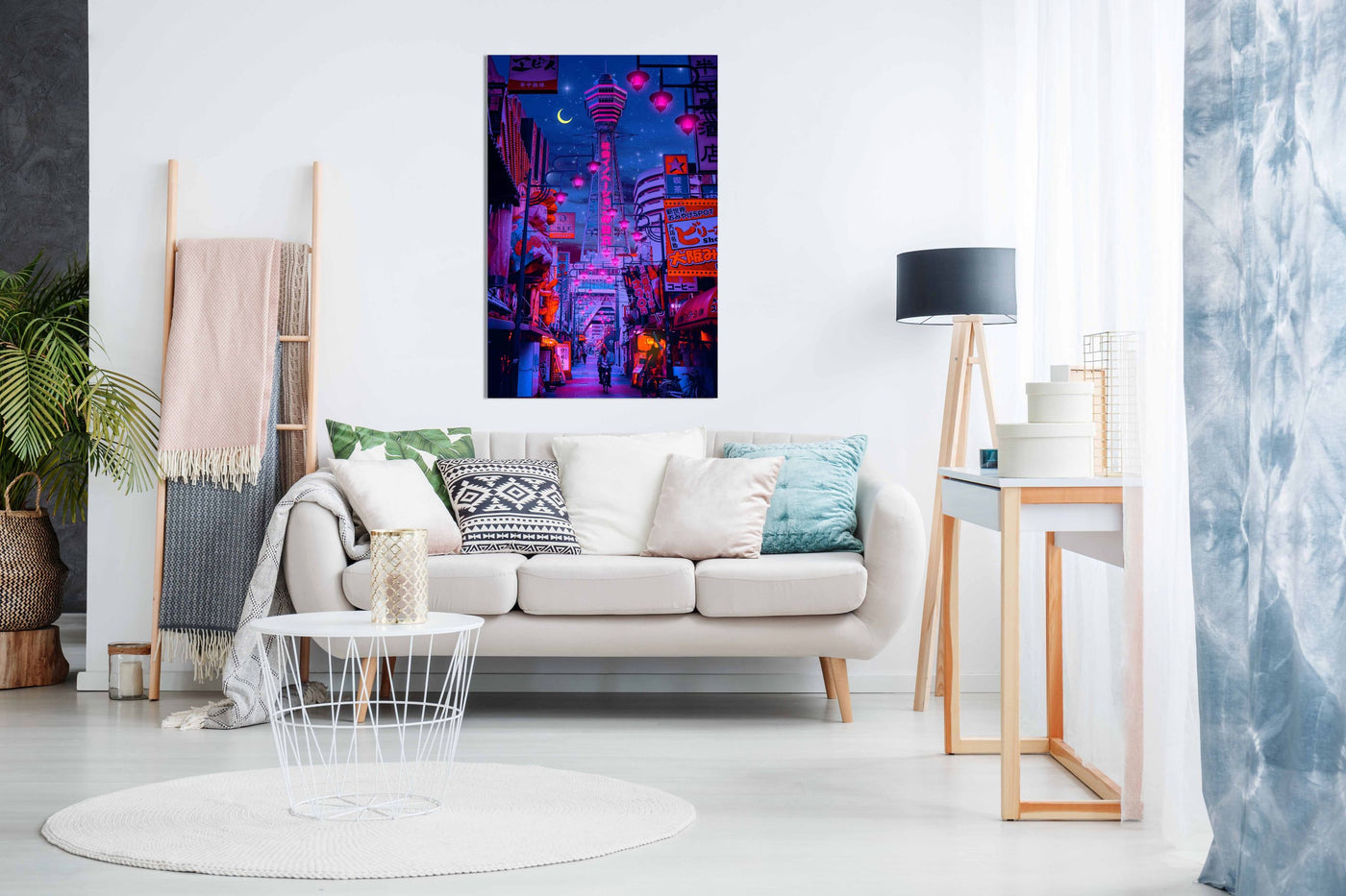Osaka Lights, Pictures for Home Walls, Bedroom, Living Room & Bathroom Decor