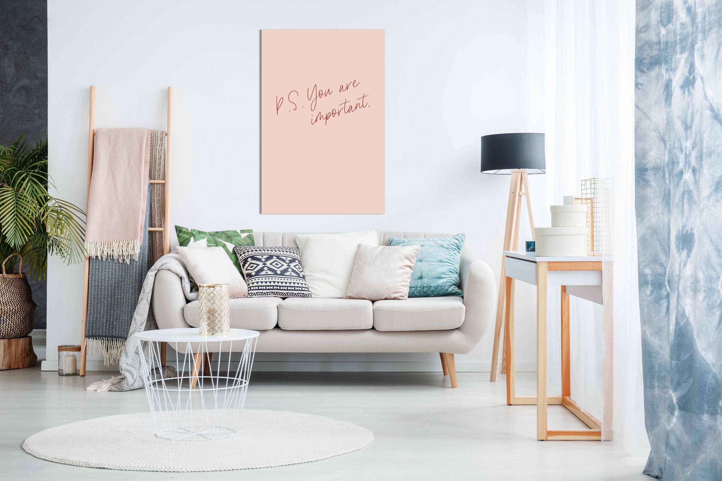P.S. You are important ,Pictures for Home Walls, Bedroom, Living Room & Bathroom Decor
