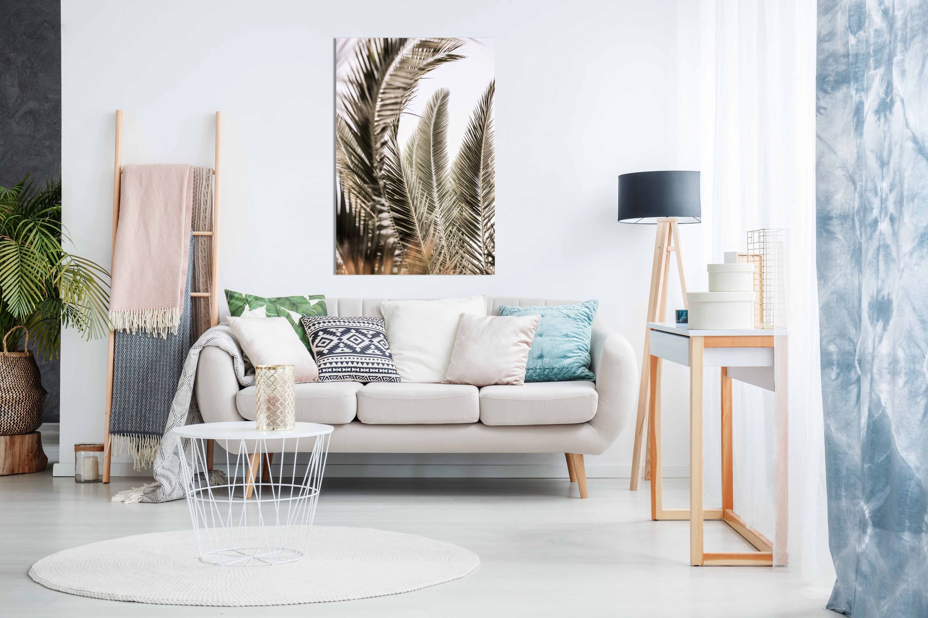 Palm Love, Pictures for Home Walls, Bedroom, Living Room & Bathroom Decor