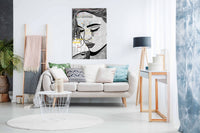 Paper Girl, Pictures for Home Walls, Bedroom, Living Room & Bathroom Decor