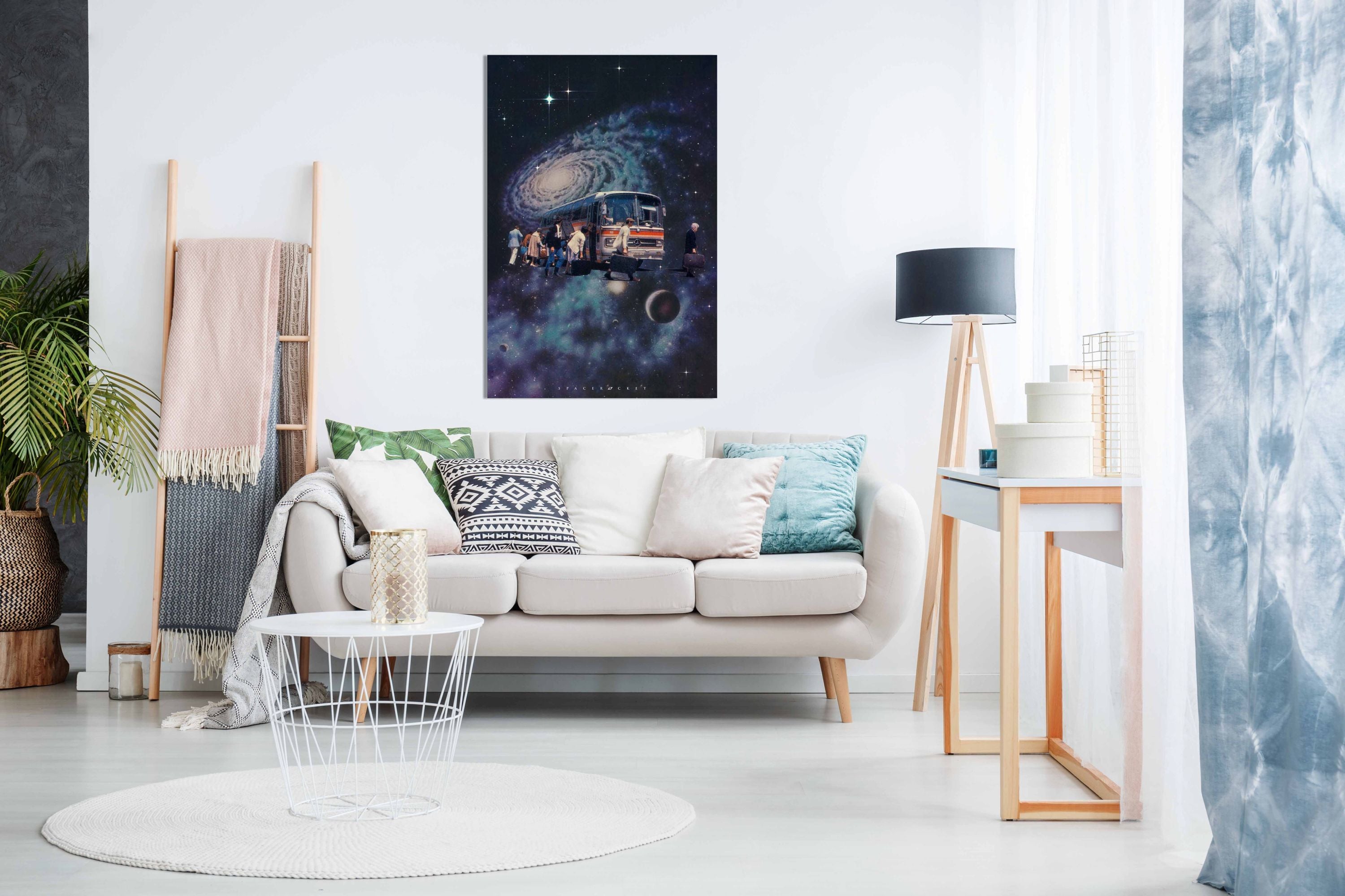 Parked in the Cosmos, Pictures for Home Walls, Bedroom, Living Room & Bathroom Decor