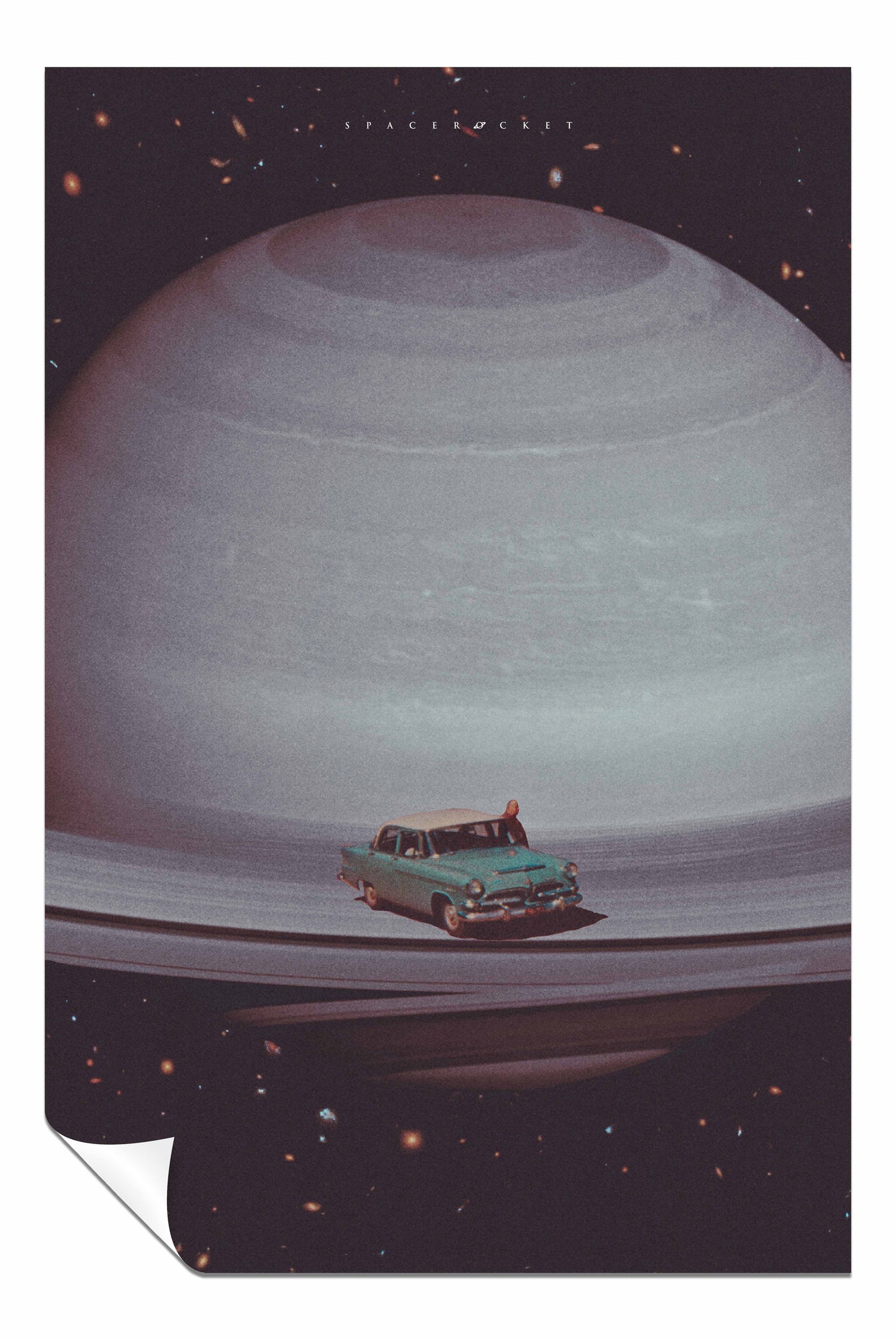 Parked on Saturns Ring, Pictures for Home Walls, Bedroom, Living Room & Bathroom Decor