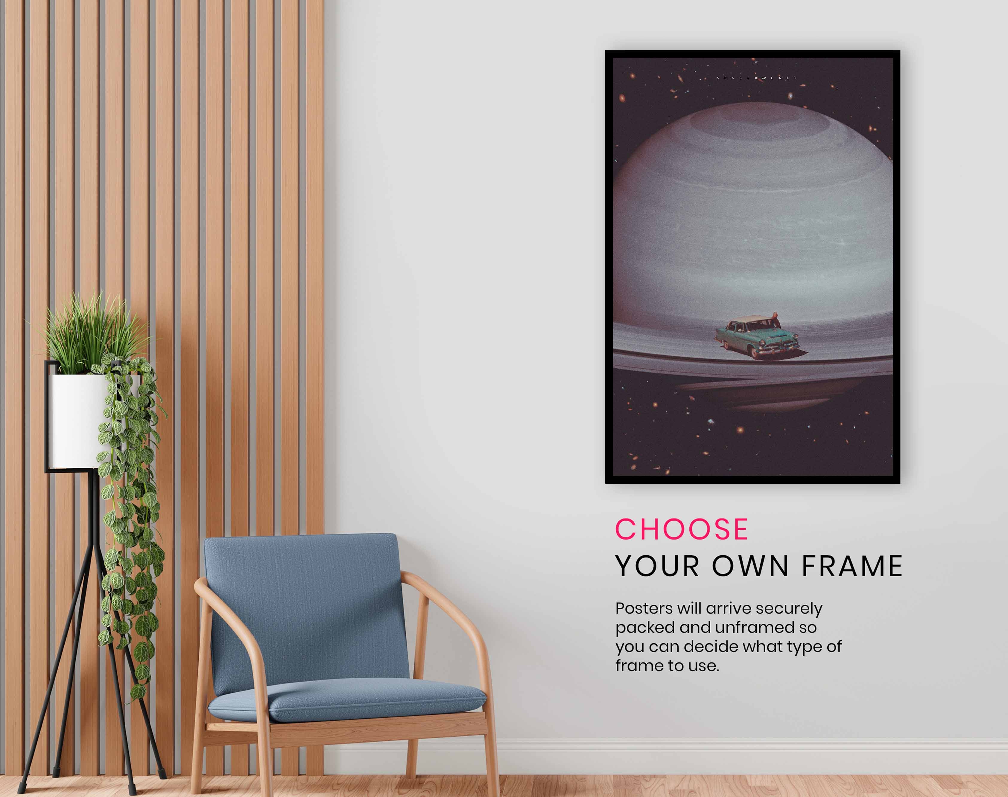 Parked on Saturns Ring, Pictures for Home Walls, Bedroom, Living Room & Bathroom Decor