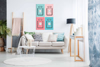 Pastel Perfumes, Pictures for Home Walls, Bedroom, Living Room & Bathroom Decor