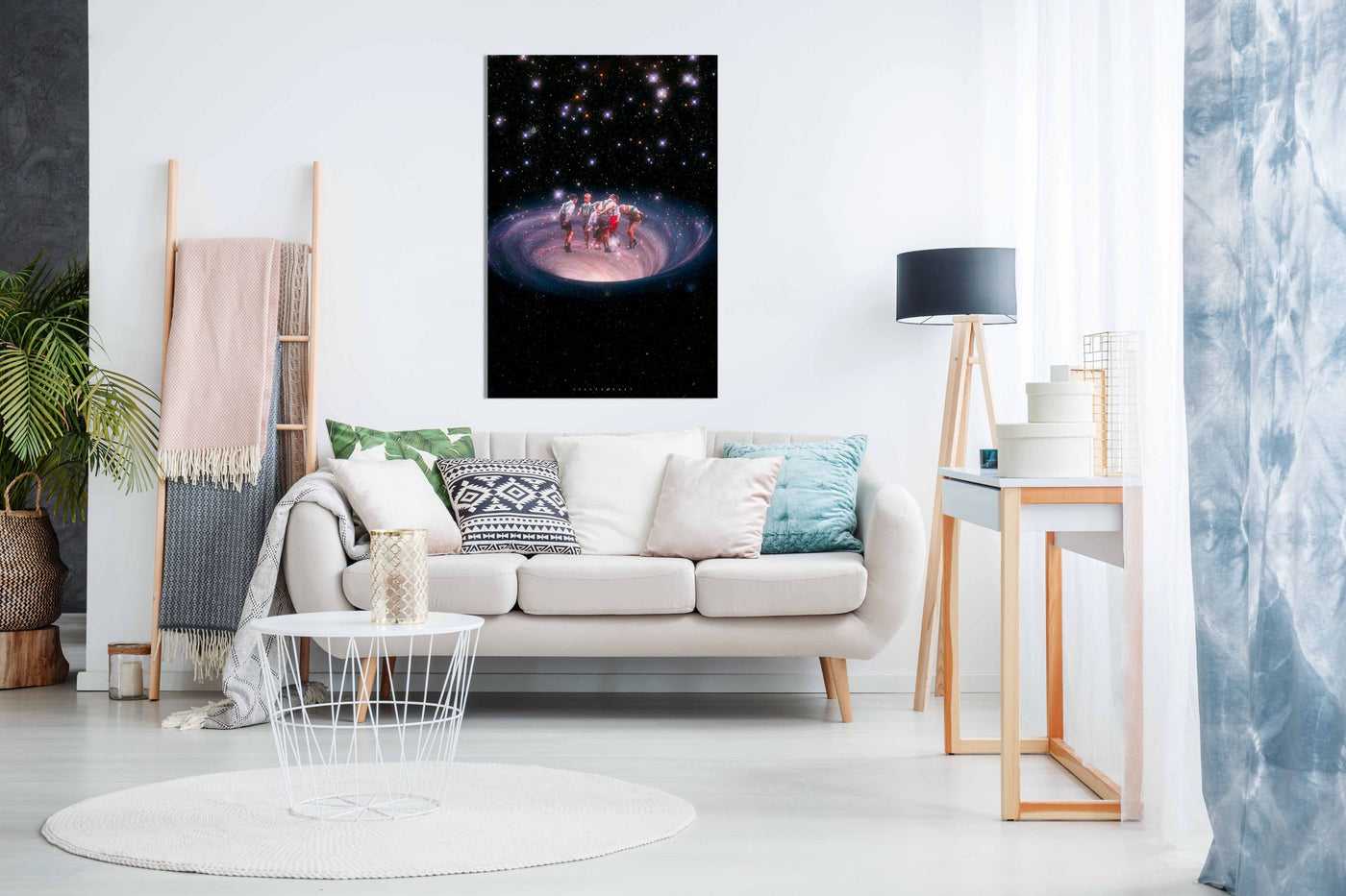 People in the Galaxy, Pictures for Home Walls, Bedroom, Living Room & Bathroom Decor