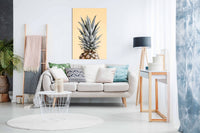 Pineapple Yellow 04, Pictures for Home Walls, Bedroom, Living Room & Bathroom Decor