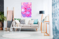 Pink Ice Cubes, Pictures for Home Walls, Bedroom, Living Room & Bathroom Decor