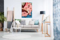 Pink Picnic #02, Pictures for Home Walls, Bedroom, Living Room & Bathroom Decor