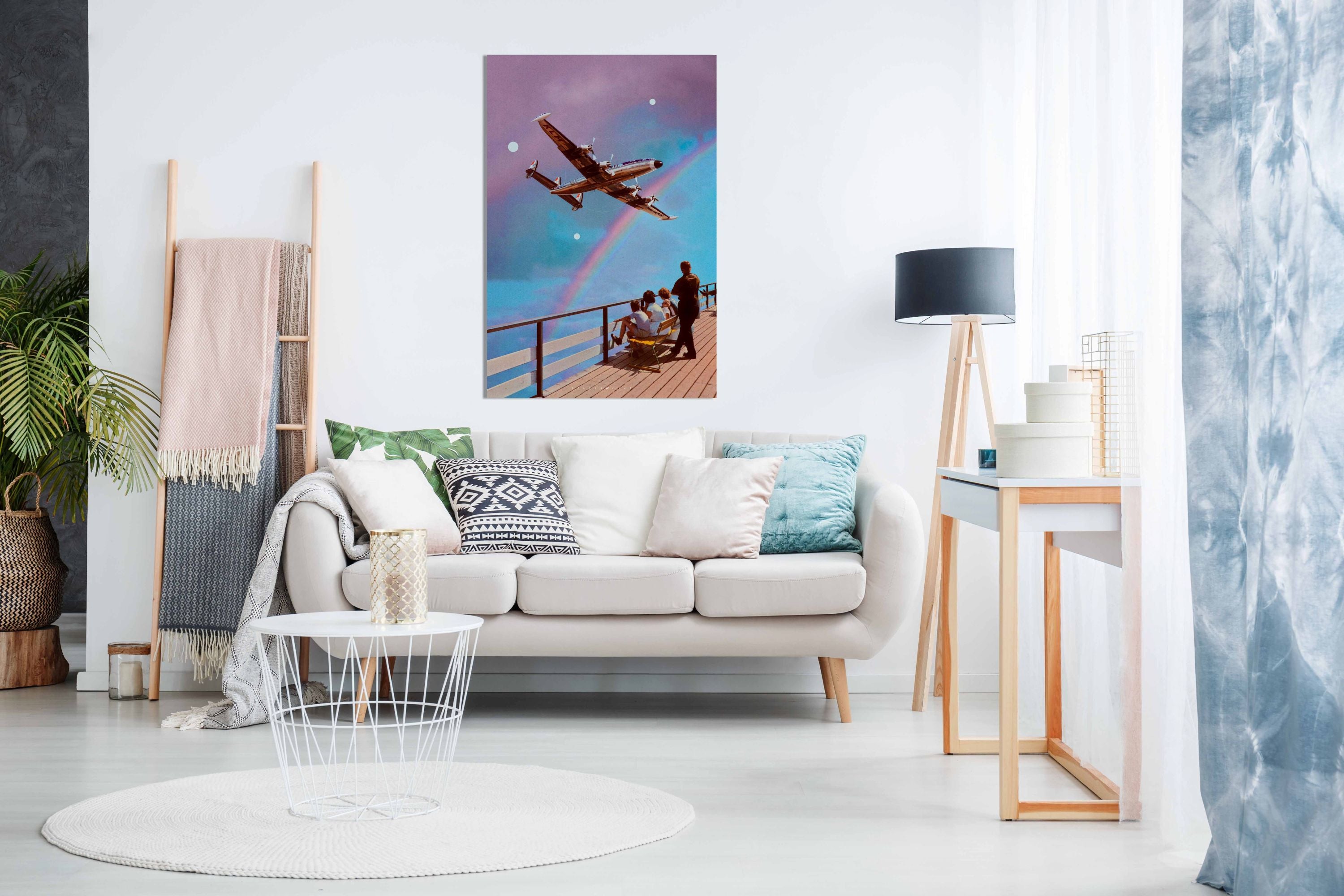 Plane, Pictures for Home Walls, Bedroom, Living Room & Bathroom Decor