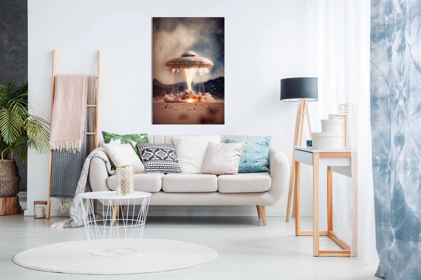 Planet 73 A, Pictures for Home Walls, Bedroom, Living Room & Bathroom Decor