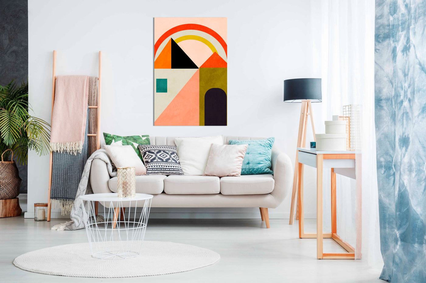 Playing Around Shapes, Pictures for Home Walls, Bedroom, Living Room & Bathroom Decor