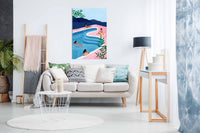 Pool Ladies, Pictures for Home Walls, Bedroom, Living Room & Bathroom Decor