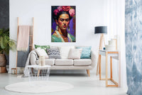 Portrait Of Frida, Pictures for Home Walls, Bedroom, Living Room & Bathroom Decor