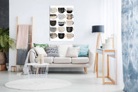 Pretty Coffee Cups, Pictures for Home Walls, Bedroom, Living Room & Bathroom Decor