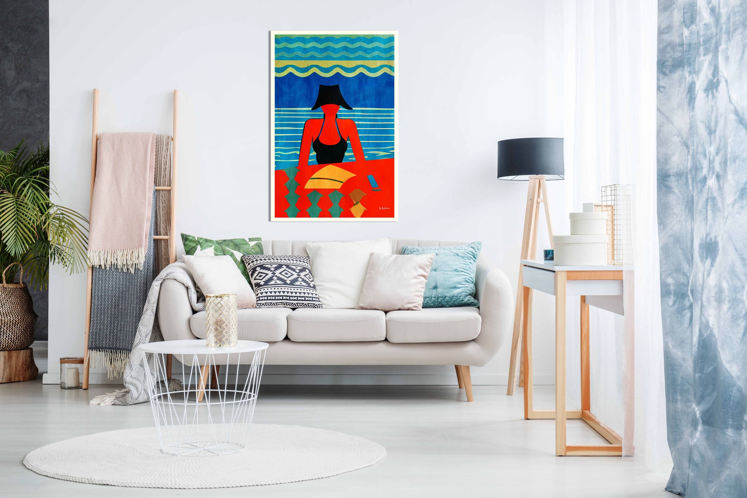 Reading, Swimming and You, Pictures for Home Walls, Bedroom, Living Room & Bathroom Decor