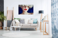 Red Lips, Pictures for Home Walls, Bedroom, Living Room & Bathroom Decor